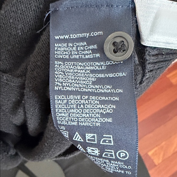 Women’s Tommy Hilfiger Classic Black Cardigan - Picture 6 of 7